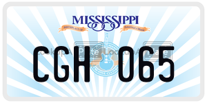 CGH065  license plate in MS