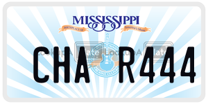 CHAR444  license plate in MS