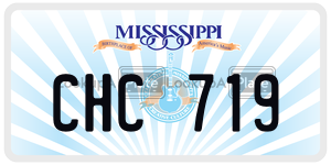 CHC719  license plate in MS