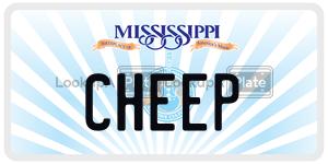 CHEEP  license plate in MS