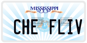 CHEFLIV  license plate in MS