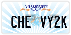 CHEVY2K  license plate in MS