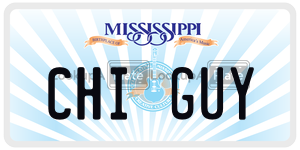 CHIGUY  license plate in MS