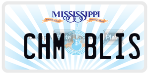 CHMBLIS  license plate in MS