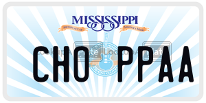 CHOPPAA  license plate in MS
