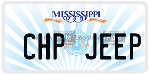 CHPJEEP  license plate in MS