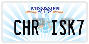 CHRISK7  license plate in MS