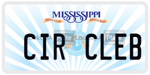 CIRCLEB  license plate in MS