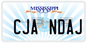 CJANDAJ  license plate in MS