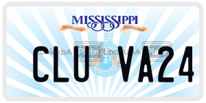 CLUVA24  license plate in MS