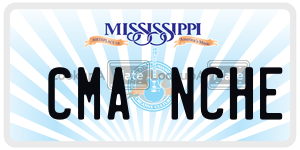 CMANCHE  license plate in MS