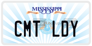 CMTLDY  license plate in MS