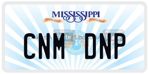 CNMDNP  license plate in MS