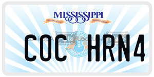 COCHRN4  license plate in MS