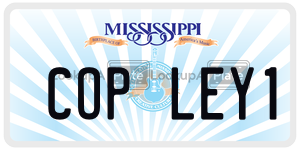 COPLEY1  license plate in MS