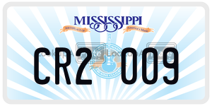 CR2009  license plate in MS