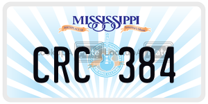 CRC384  license plate in MS