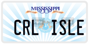 CRLISLE  license plate in MS