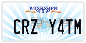 CRZY4TM  license plate in MS
