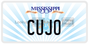 CUJO  license plate in MS