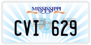 CVI629  license plate in MS