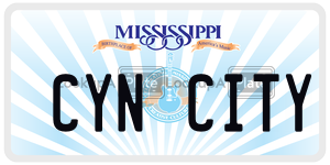 CYNCITY  license plate in MS