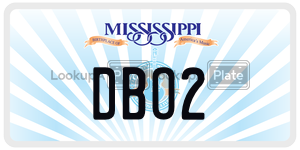 DBO2  license plate in MS