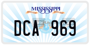 DCA969  license plate in MS
