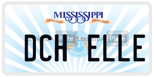 DCHELLE  license plate in MS