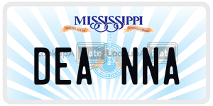 DEANNA  license plate in MS