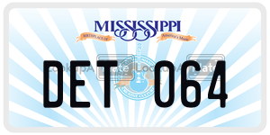 DET064  license plate in MS