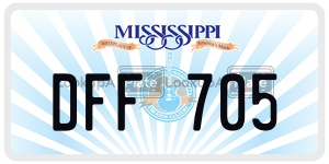 DFF705  license plate in MS