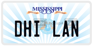 DHILAN  license plate in MS