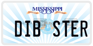 DIBSTER  license plate in MS