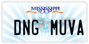 DNGMUVA  license plate in MS
