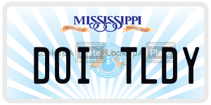 DOITLDY  license plate in MS