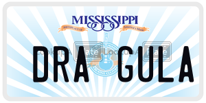 DRAGULA  license plate in MS