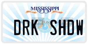 DRKSHDW  license plate in MS