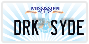 DRKSYDE  license plate in MS