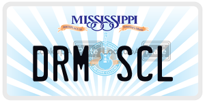 DRMSCL  license plate in MS
