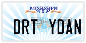 DRTYDAN  license plate in MS