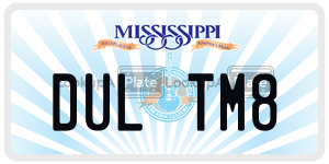 DULTM8  license plate in MS