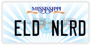 ELDNLRD  license plate in MS