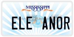 ELEANOR  license plate in MS