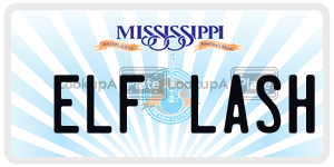 ELFLASH  license plate in MS