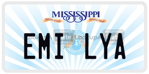 EMILYA  license plate in MS