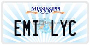 EMILYC  license plate in MS