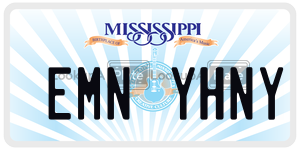 EMNYHNY  license plate in MS