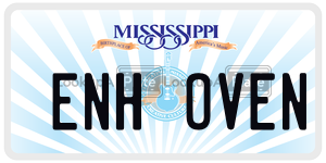 ENHOVEN  license plate in MS