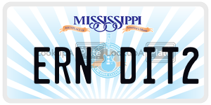ERNDIT2  license plate in MS